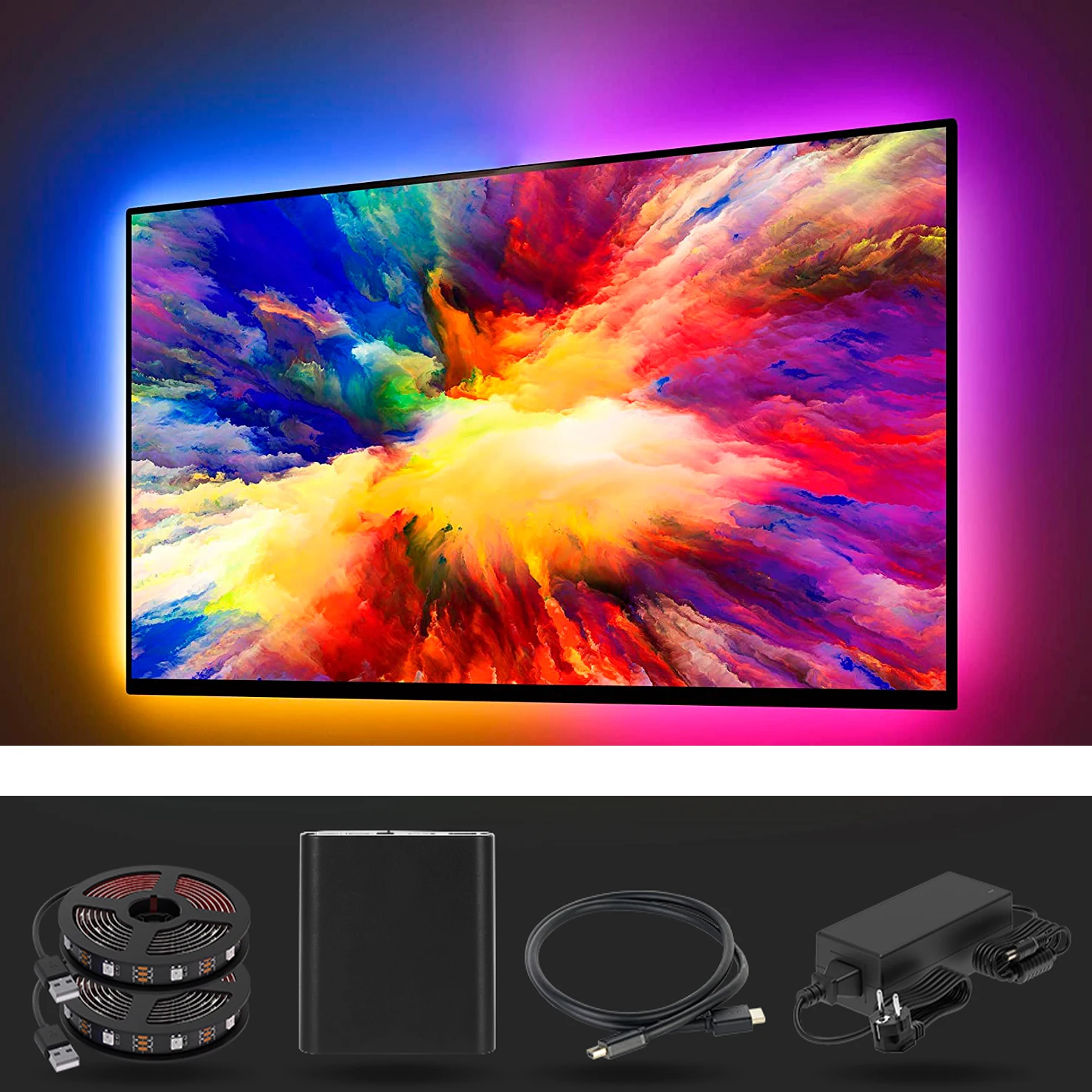 Окружающего ТВ ПК комплект Мечта монитор 4K HD компьютер Экран фон светильник ing