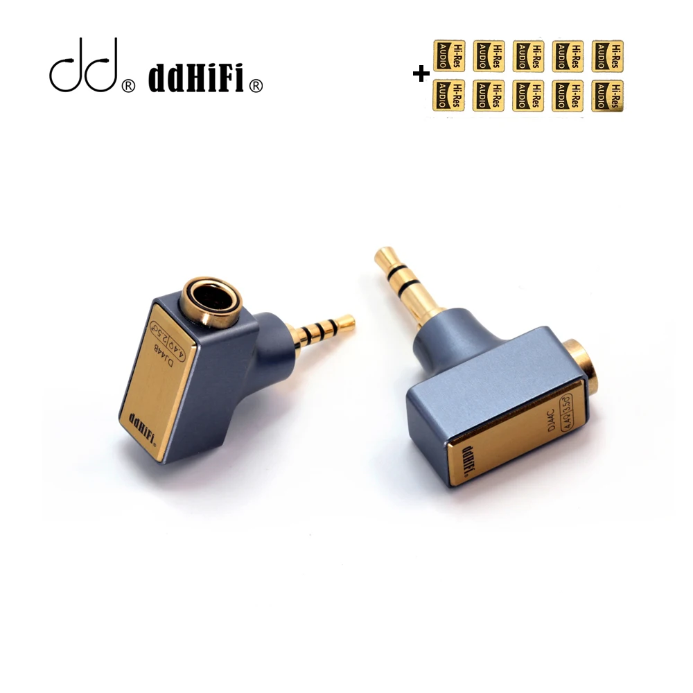 Адаптер для наушников DD ddHiFi DJ44B / DJ44C Mark II переходник с разъема 4 мм на разъем 2 5 мм/3