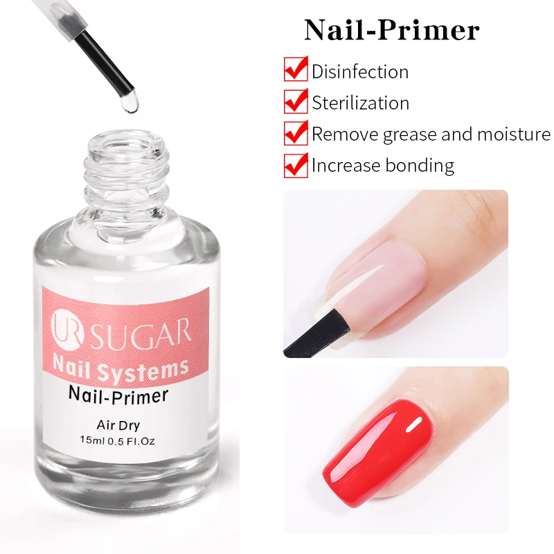 UR SURGAR 15 мл быстро высыхает сохнущая на воздухе NailPrimer УФ светодиодный лака