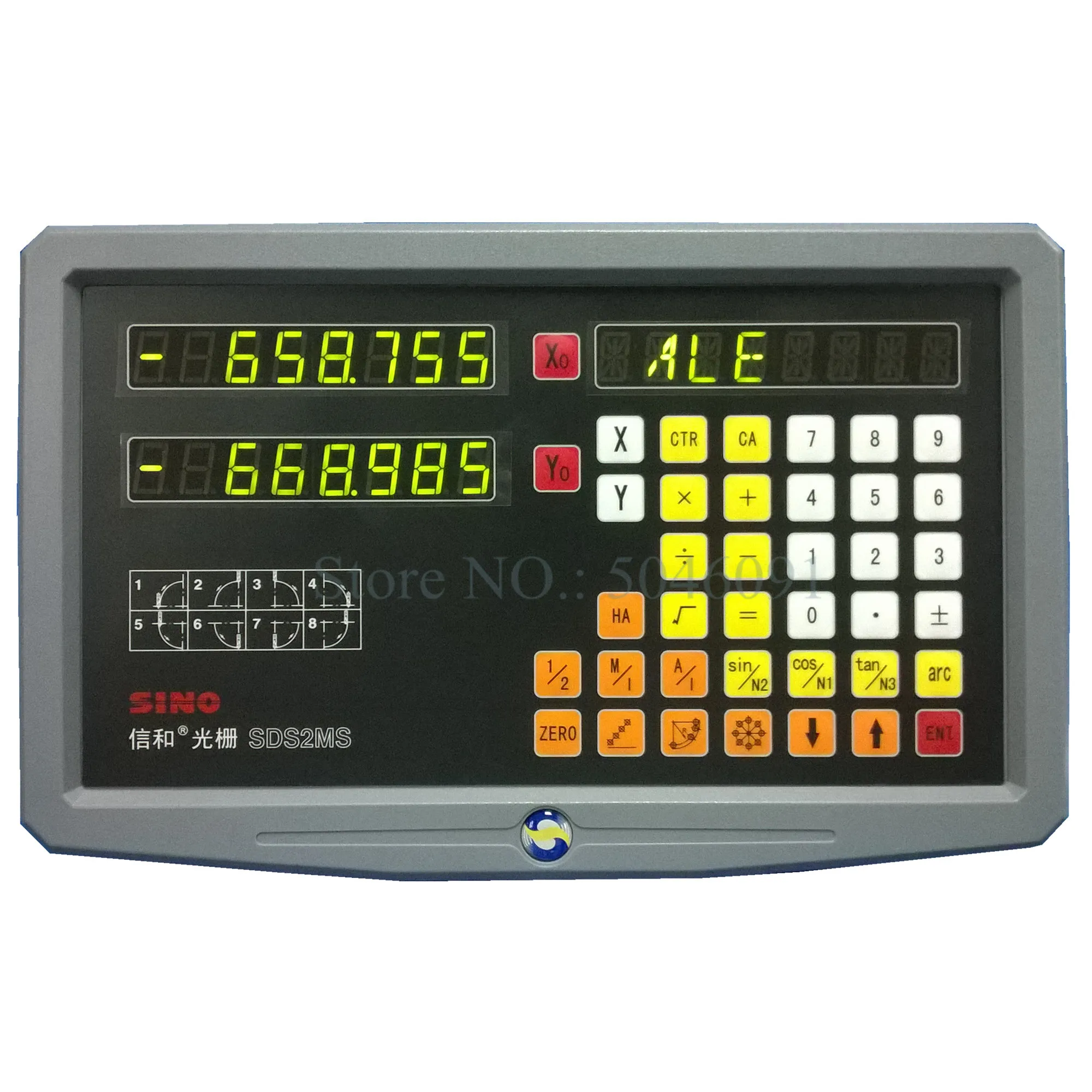 Полный набор токарный станок с ЧПУ фрезерный китайско 2 оси УЦИ цифровая