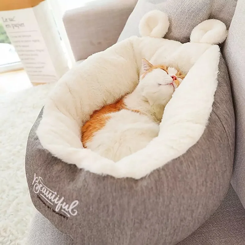 Pet Cat Bed, Cat House, Pet Dog House, Cat Stool for Cats, Pure Cotton Pet Supplies, Soft and Comfortable Dog House, Dog Bed