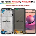 ЖК-дисплей AMOLED для Xiaomi Redmi Note 10 note 10s, сенсорный экран с дигитайзером в сборе для Redmi Note 10 s, дисплей, оригинал