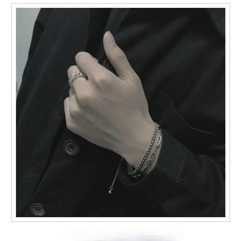 

Woman Bracelet Unisex Stainless Steel Bracelet Woman Accessories Man's Gadgets 2021 Jewelry Gift