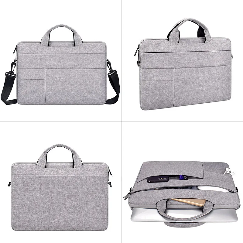 

Portable Laptop Bag Waterproof Computer Case Notebook Briefcase For Macbook Acer Lenovo Business Casual Shoulder Messenger