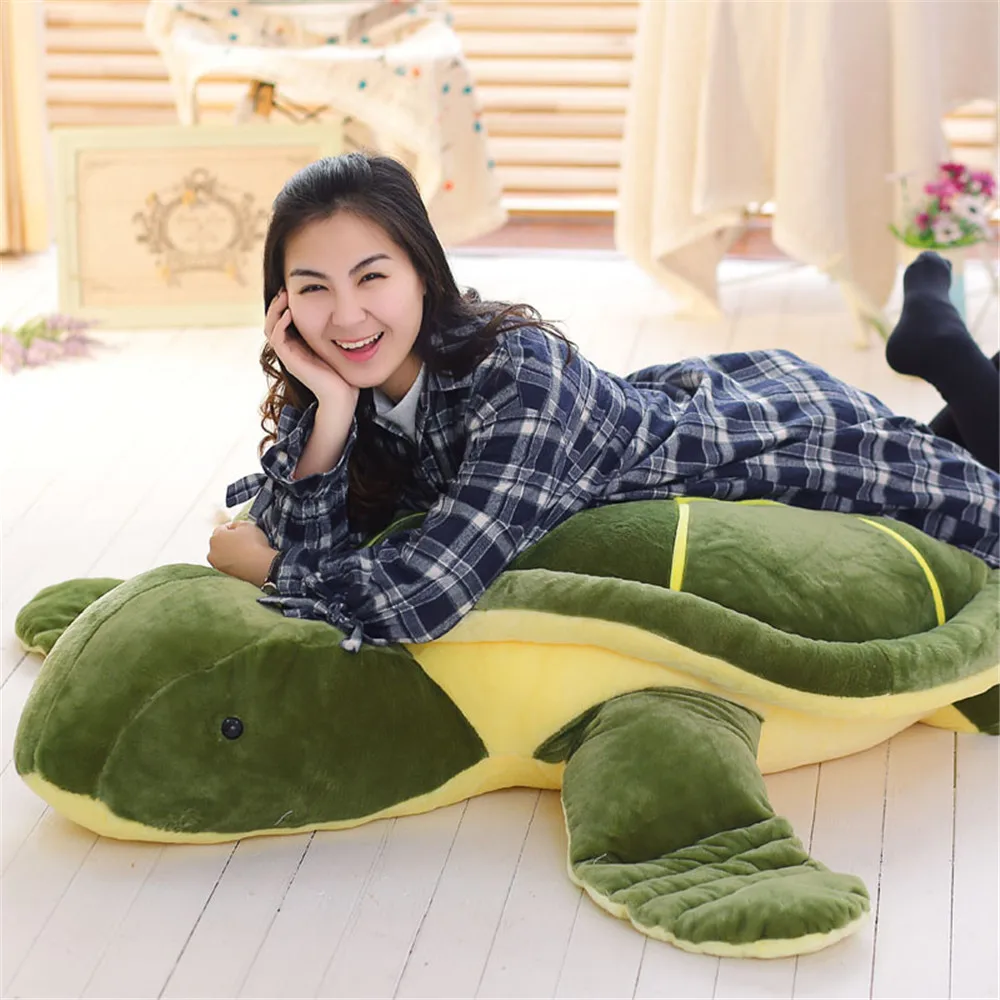 Fancytrader 59'' JUMBO Giant Plush Turtle Soft Big Animal Tortoise Sofa Bed Toy Doll Great Birthday Gift for Kids 150cm | Игрушки и