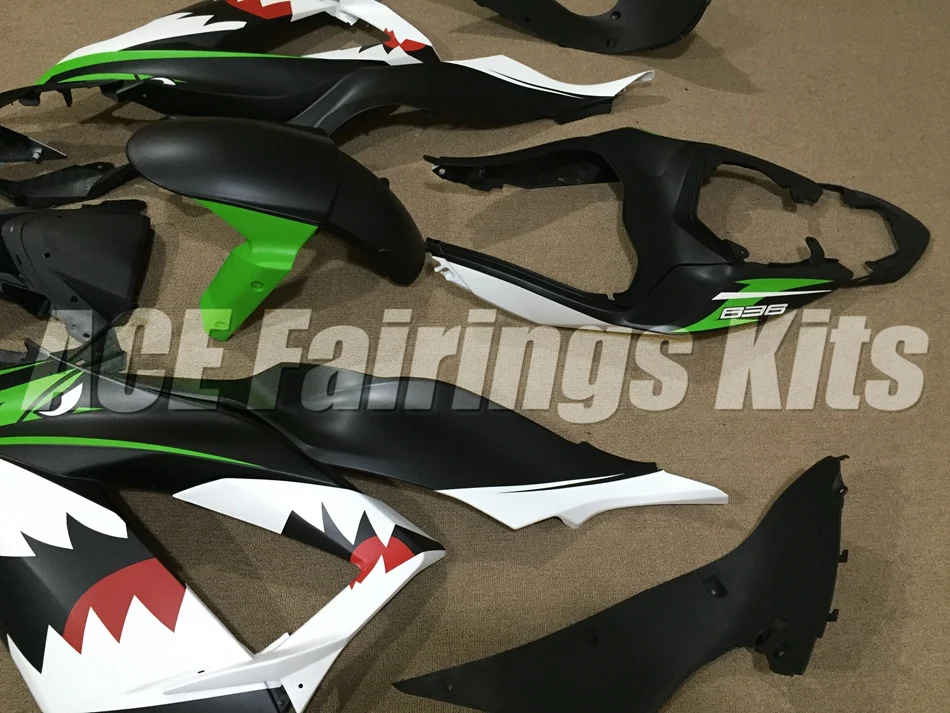 Набор для противоблокировочной тормозной системы подходит для Kawasaki ZX6R 2013 Мотоцикл Обтекатели ZX-6R ниндзя 636 599 кузов Акула матовый