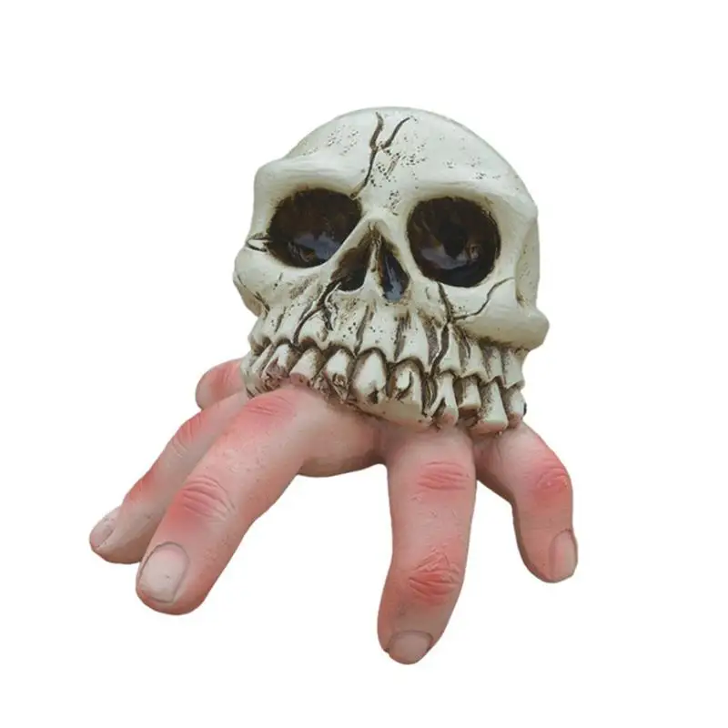 Морская ракушка статуи на палец орнамент из смолы страшное украшение для