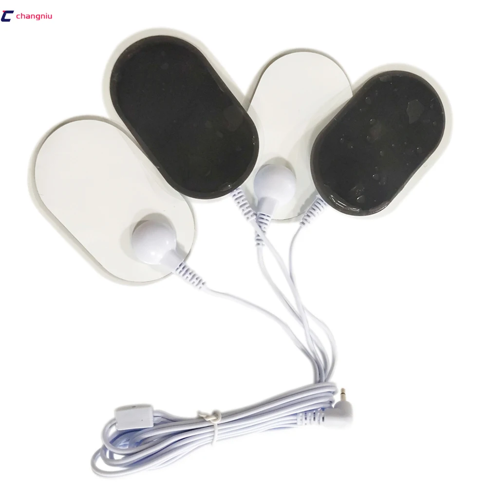 10 шт./лот ЭМС десятков самоклеющиеся электродные подушечки акупунктуры массажер