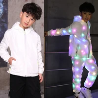 new led lighting coat luminous costume creative waterproof clothes dancing lights coat christmas party clothes