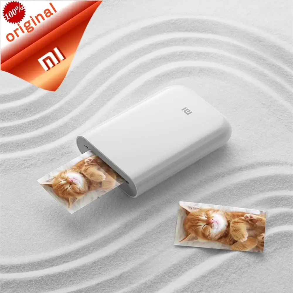 Xiaomi mi AR принтер 300 точек/дюйм портативный фото mi ni DIY поделиться Bluetooth AR Видео Печать 500 мАч Карманный принтер с mi jia app