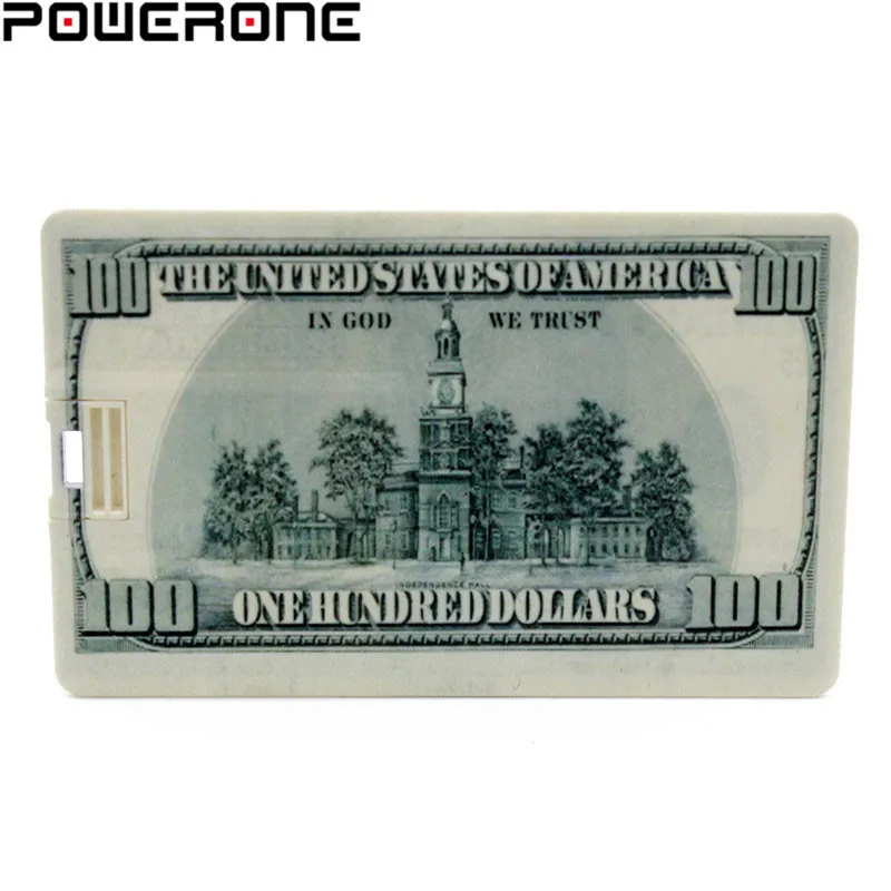 Powerone Супер тонкая Кредитная карта USB флеш накопитель флешка 4 ГБ 8 16 32 64 модель