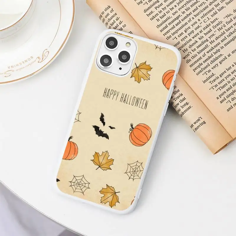 

bat Phone Case Candy Color White for iPhone 11 pro XS MAX 8 7 6 6S Plus X 5S SE 2020 XR