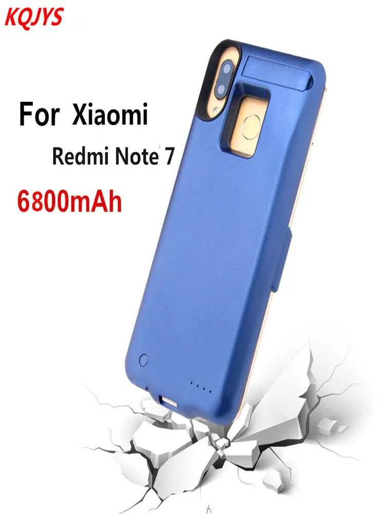 KQJYS запасной внешний аккумулятор для Xiaomi Redmi Note 7, чехол с аккумулятором, 6800 мА/ч, внешний аккумулятор, чехол для Xiaomi Redmi Note 7 power Cas