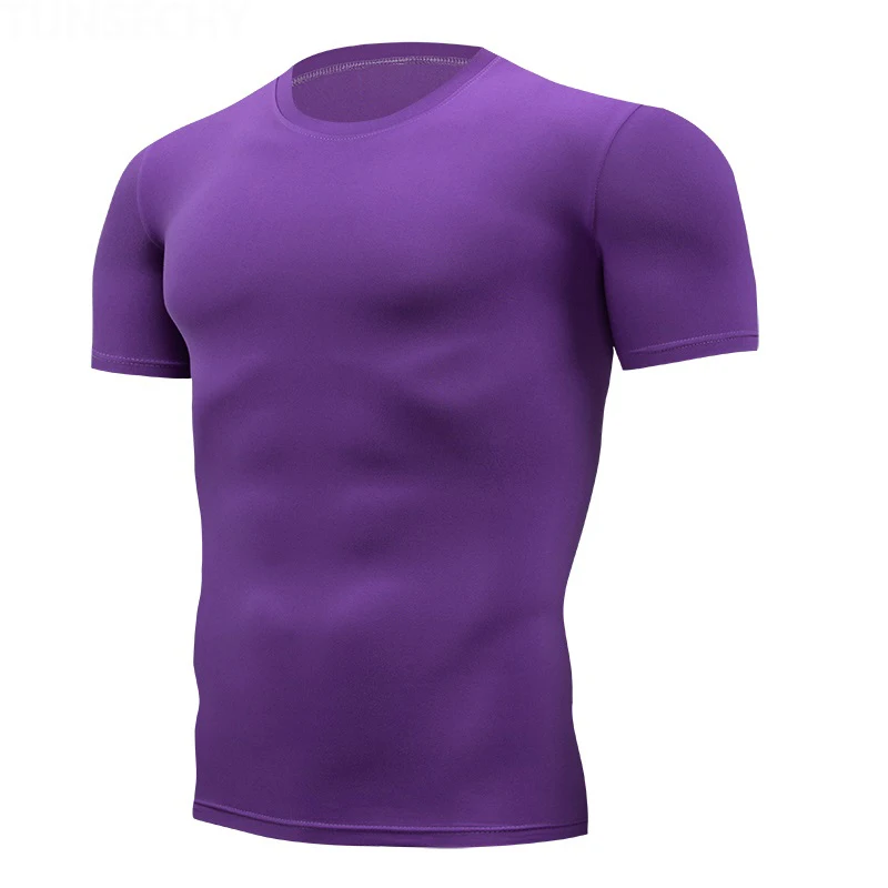 2019 Brand Clothing Men's T Shirt Men Fashion Tshirts Fitness For Male compression tight T-shirt S-4XL Free Shipping | Мужская