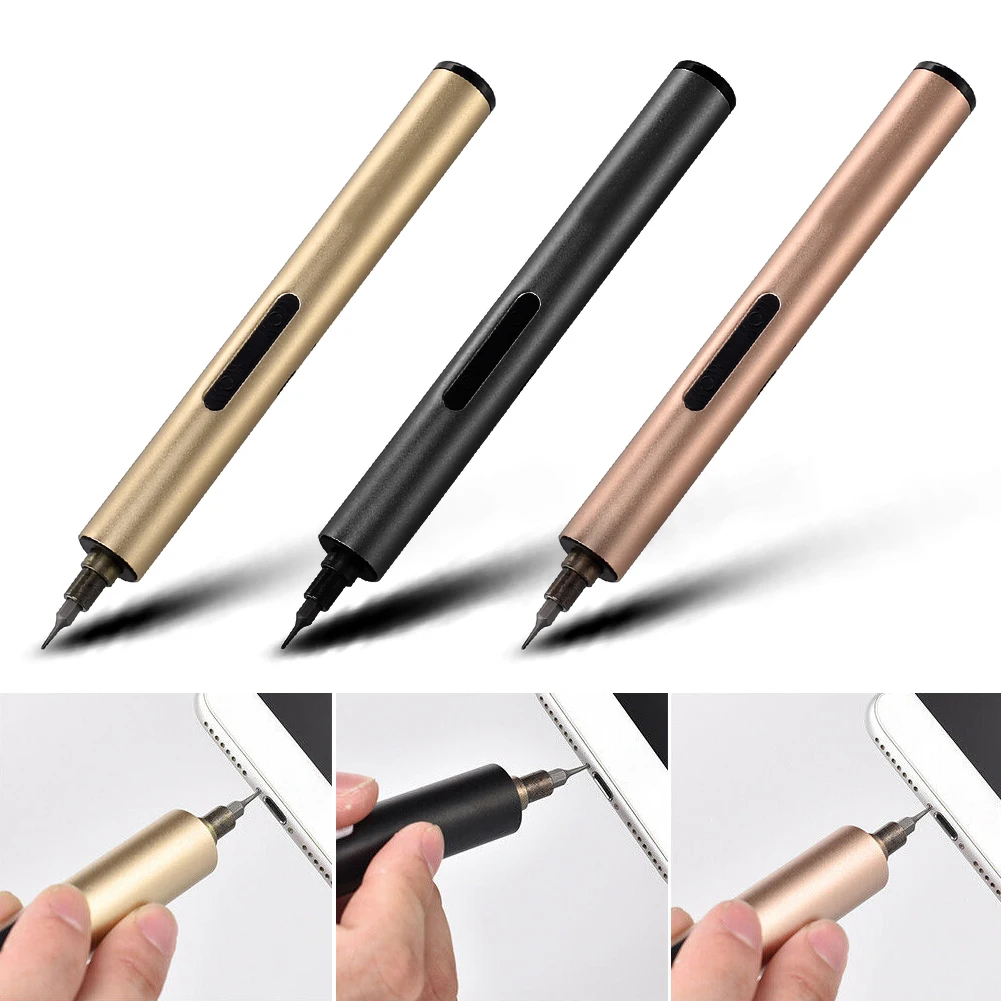 Mini Cordless Electric Screwdriver Rechargeable Screw Power Driver Tool Space Aluminum 0.16Nm For Smart Phone/Watch Repair Tools |
