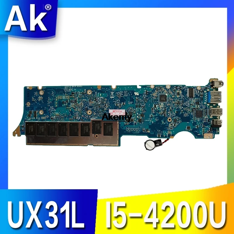 Akemy для ASUS Zenbook UX31LA UX31L I5-4200U память процессора 8 Гб материнская плата ноутбука