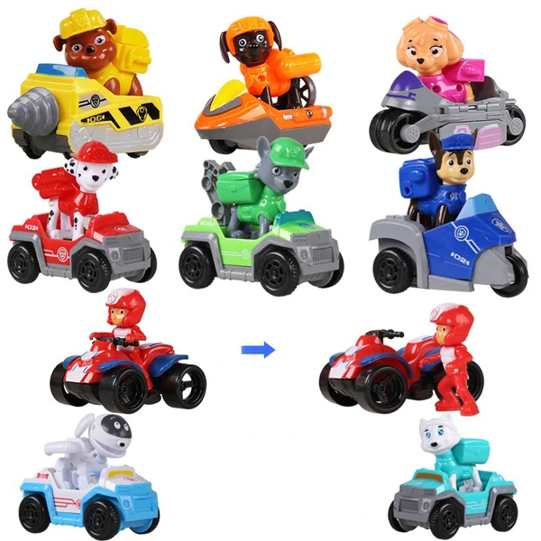 14 Paw Patrol спасательный автобус, собака, автомобиль, фигурки, набор игрушек, щенок, спасательный автомобиль, круизер штаба, смотровая башня, детская edcation игрушка в подарок - Цвет: 14