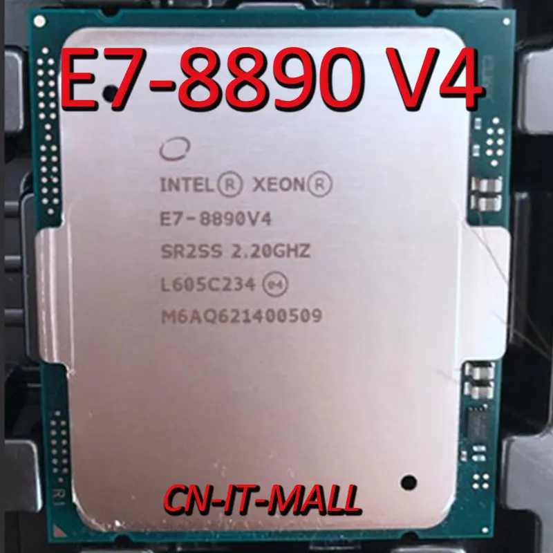 

Intel Xeon E7-8890 V4 E7-8890v4 CPU 2.2GHz 60M 24 Core 48 Threads LGA2011 Processor
