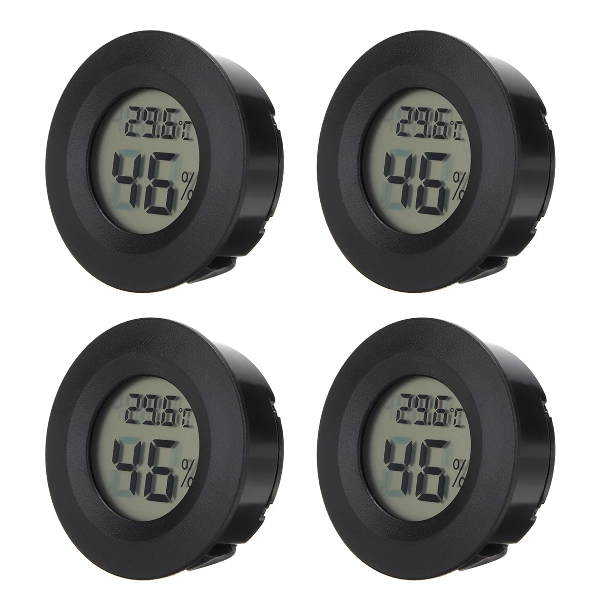 4 шт. точный комнатный ЖК цифровой термометр гигрометр Термогигрометр измеритель