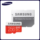 Карта памяти microSD SAMSUNG EVO PLUS, высокоскоростная карта памяти microSD Class 10 с поддержкой скорости 100 МБс, карта U3 TF UHS-I, на 256 ГБ, 128 ГБ, 64 ГБ, 32 ГБ