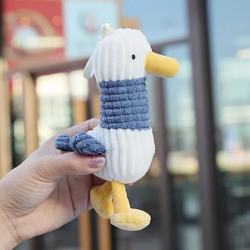 Candice guo плюшевые игрушки мультфильм животных утка птица Чайка Морская подвеска