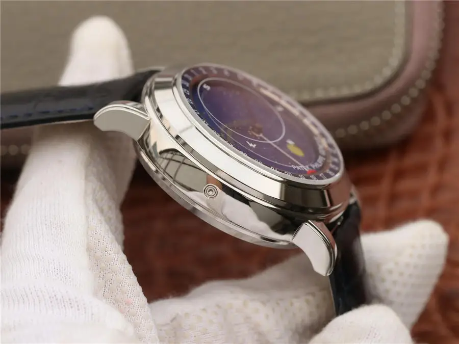 

Replica Men's Watch Patk Philippe Star Sky Super complication Timepiece Blue 6102P-001 Automatic Mechanical Luxury Brand Watch