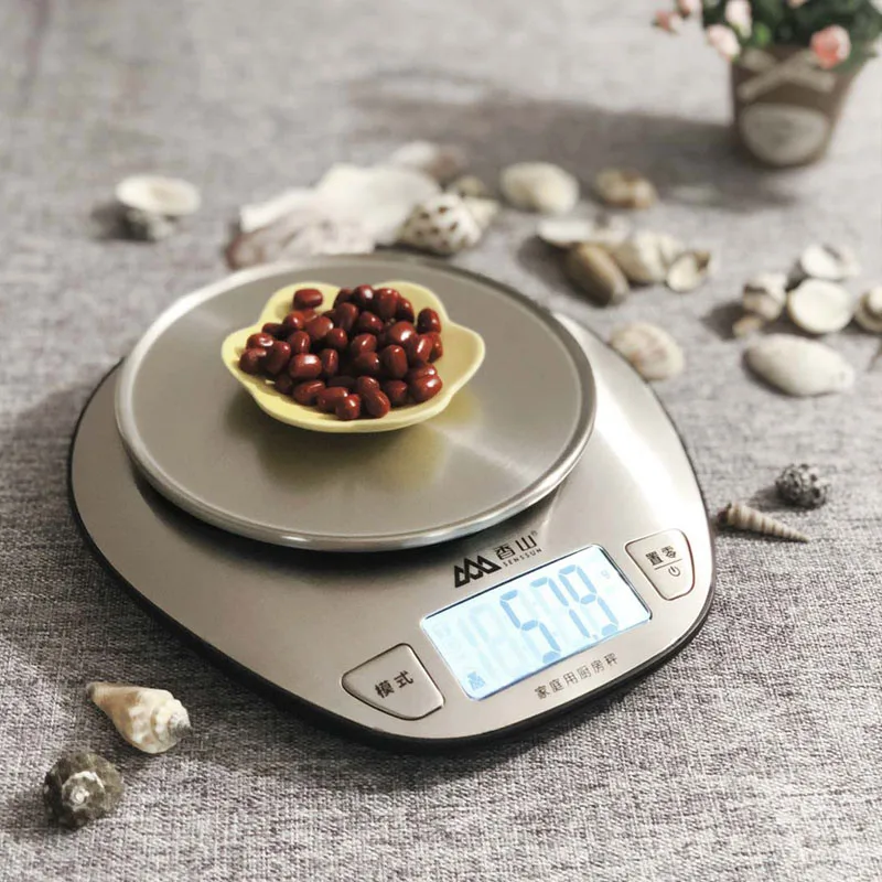 Xiaomi-b&aacute;scula electr&oacute;nica de cocina Mijia Xiangshan EK518, balanza de acero inoxidable con sensor de alta precisi&oacute;n-5