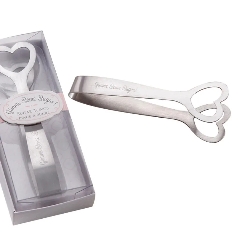 Кофе сахар клип из нержавеющей стали мерные ложки с подарочной коробкой любовь