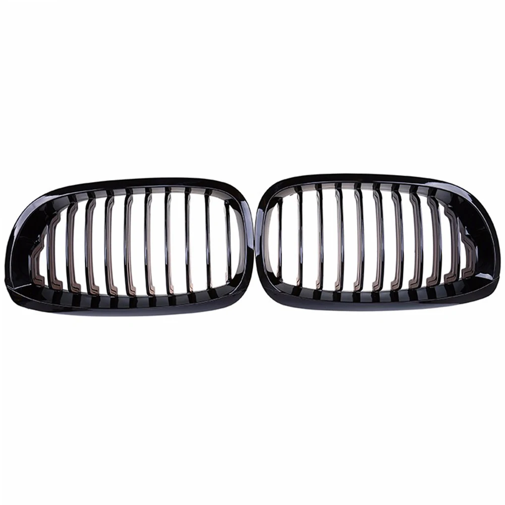 

Gloss Black Front Kidney Grill for BMW E46 Coupe 325Ci 330Ci LCI 2DR 2003-2006