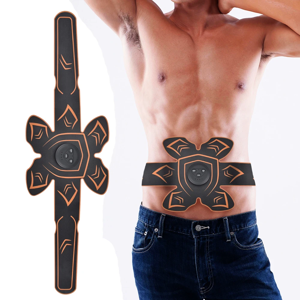 Тренажер для мышц живота EMS беспроводной тренажер талии стимулятор массажер