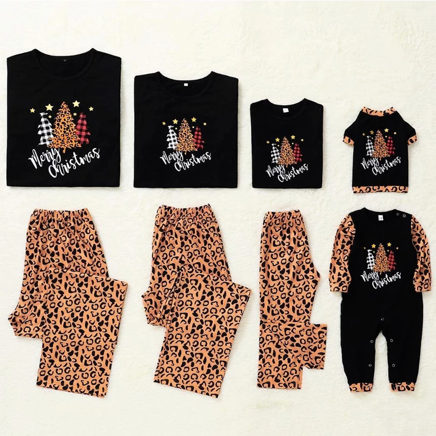 Рождественская новогодняя семейная Пижама зимняя одежда для пар Домашняя с