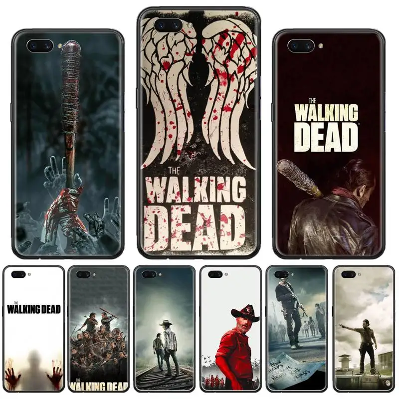 

the walking dead Horror TV Series Phone Case For OPPO F 1S 7 9 K1 A77 F3 RENO F11 A5 A9 2020 A73S R15 REALME PRO cover funda