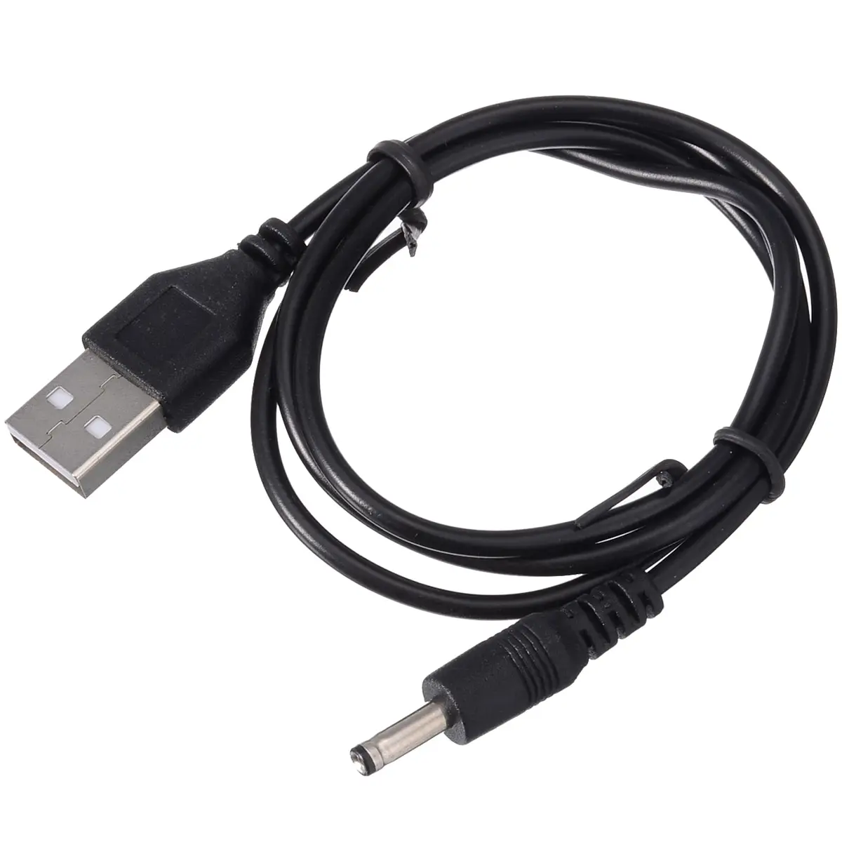 1 шт. 65 см прочный черный USB к 3 5 мм x 35 Штекерный гнездо в постоянного тока шнур