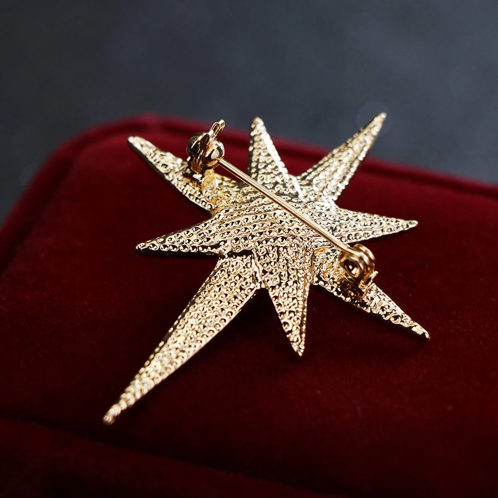 Fashion Brooches New Star Men and Women Boutonniere Pearl Badge Shirt Jacket Jewelry Accessories Alloy Clothes Brooch Pin | Украшения и