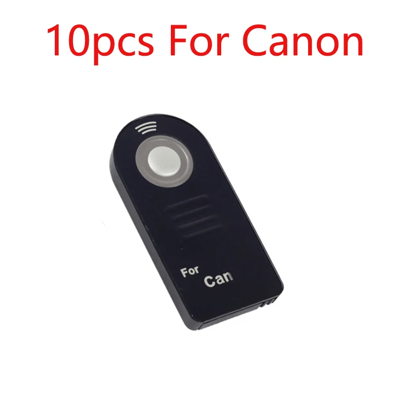 10pcs For Canon 10/20 штук ML-L3 RC-6 ИК Беспроводной дистанционного Управление для Canon nikon sony pentax Управление; с Батарея - Цвет: 10pcs For Canon