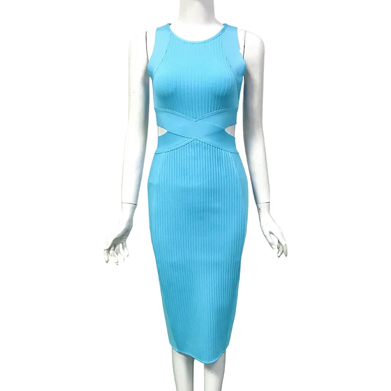 Новинка осени 2020 элегантное платье сексуальное женское Vestidos бандажные платья