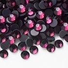 Горячая фиксация Стразы Блестящие кристаллы с плоским основанием по камни SS6-SS30 для одежды DIY Стразы Украшения DMC Горячая фиксация стразы Новый