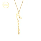 Ожерелье женское из нержавеющей стали, ручной работы