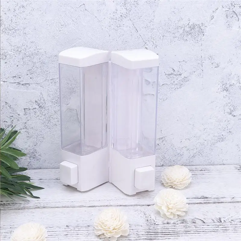 Дозатор жидкого мыла ручной диспенсер для раковины из АБС-пластика с двойной