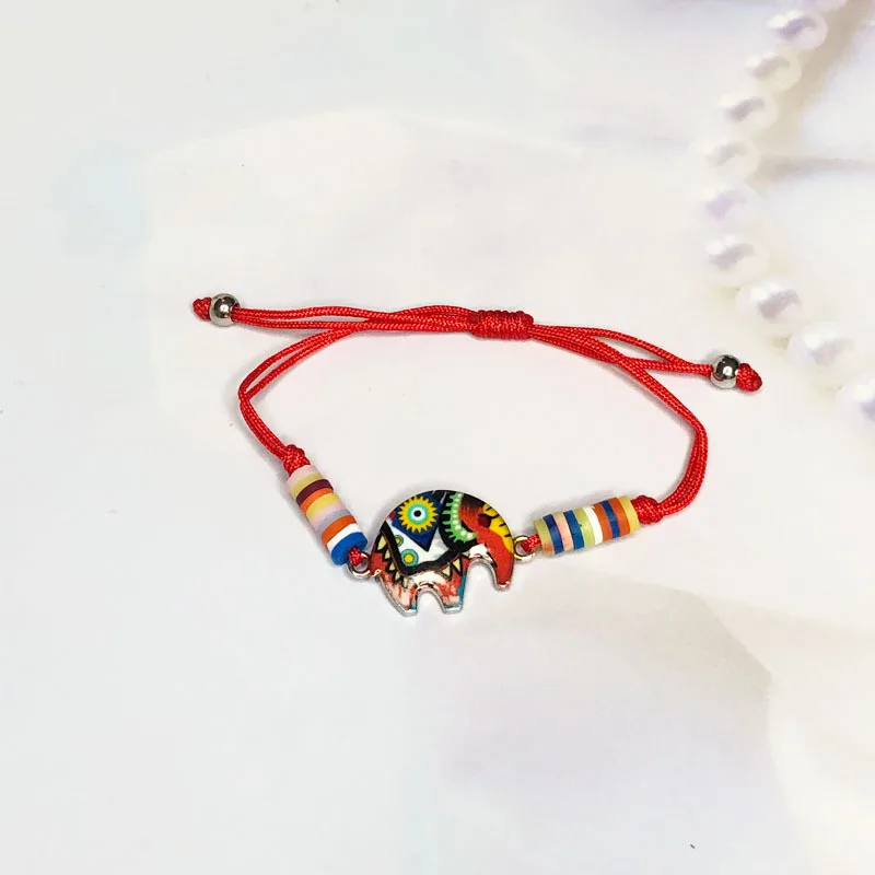 

Luokey Handmade Elegant Polymer Clay Charm Bracelets Girls Cute Cartoon Animal Bracelets Bangles For Women Pulseras Mujer Gifts