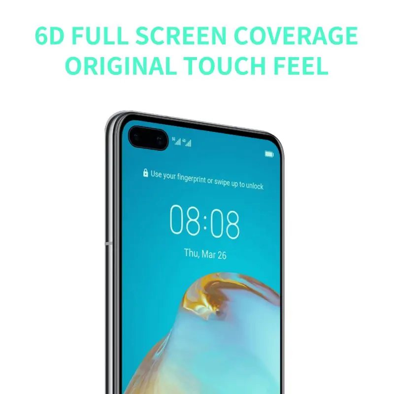 Ультратонкая стеклянная закаленная пленка для HUAWEI P40 0 26 мм 9H 6D серии забота о