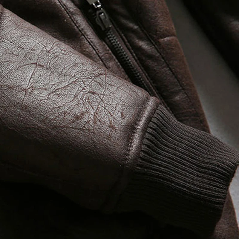 Air Force Мужские пальто с искусственным мехом зимняя теплая одежда Shearling Брендовые