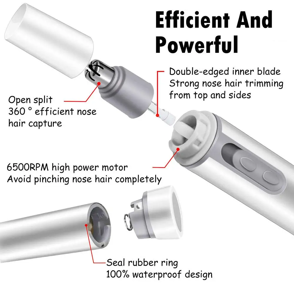 

Nose Hair Trimmer for Men Professional Painless Ear Nose Hair Trimmer Clipper Eyebrow Facial Hair Trimmer Hair Removal Razor