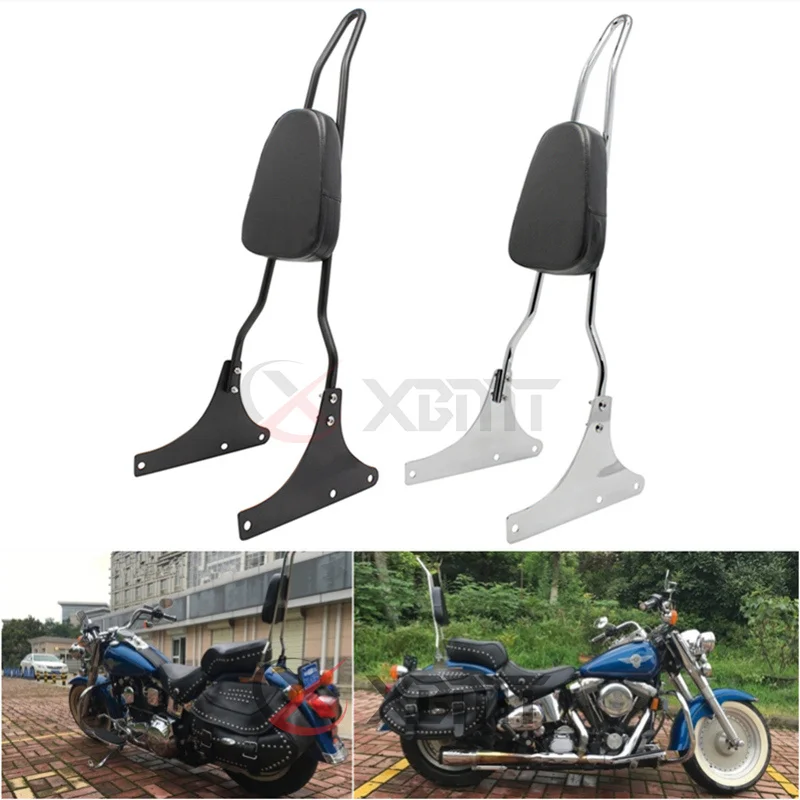 Фото Мотоцикл спинки Sissy бар для Harley Heritage Softail FLSTC FLSTS Springer Softail FXSTS Fat Boy FLSTF ночной поезд FXSTB №1