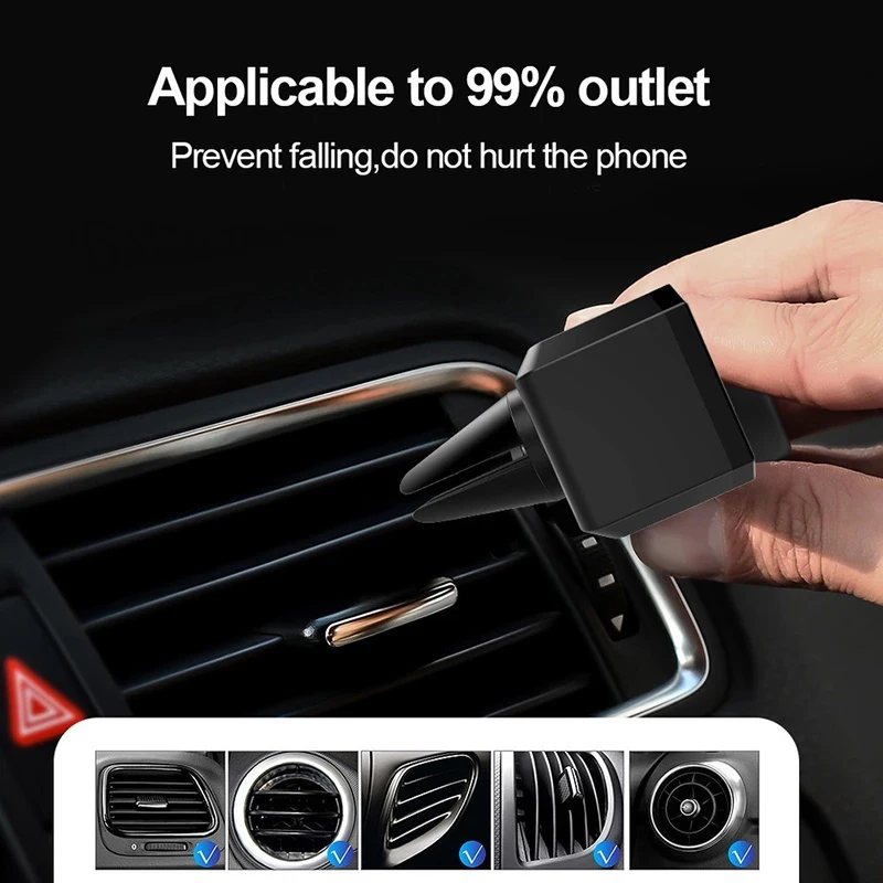 Car Phone Holder Air Vent Mount Holder Universal Car Holder For Cell Phone in Car Mobile Phone Holder Stand For 4-6 inch phone air vent 4 6 2 inch phone car holder universal gravity cradle stand holder phone mount holder auto car accessories