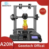 geeetech a20m 3d printer 2 in 1 mix color printing integrated building base dual extruder design and filament detector