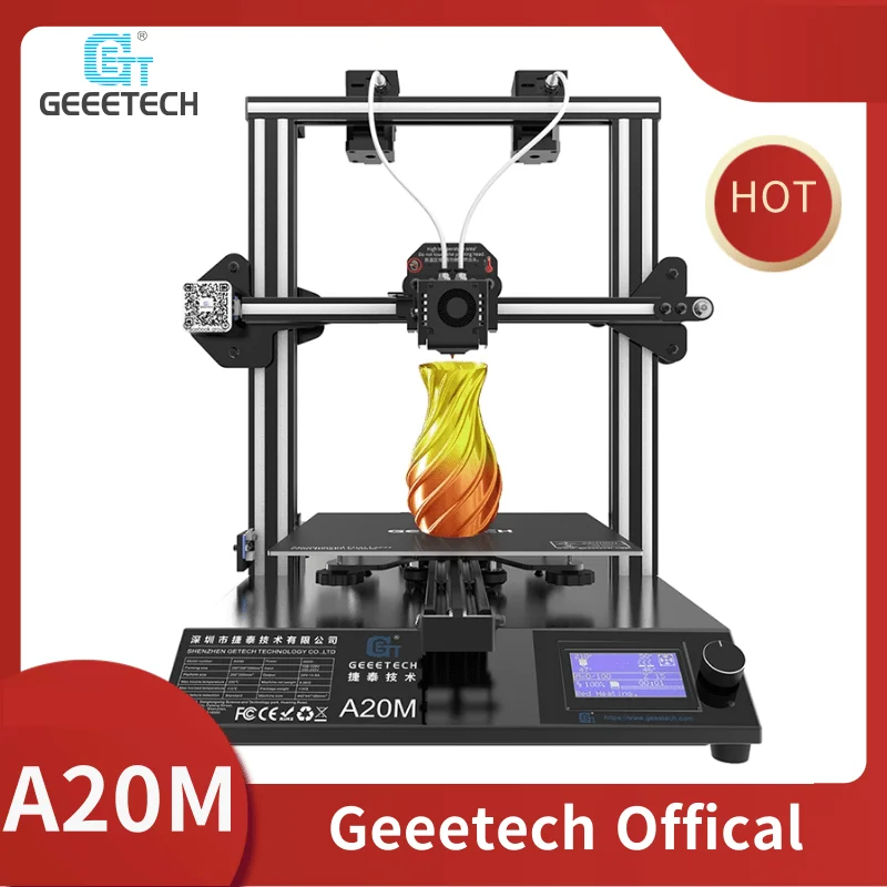 3D принтер GEEETECH A20M с цветной печатью интегрированное строительное основание