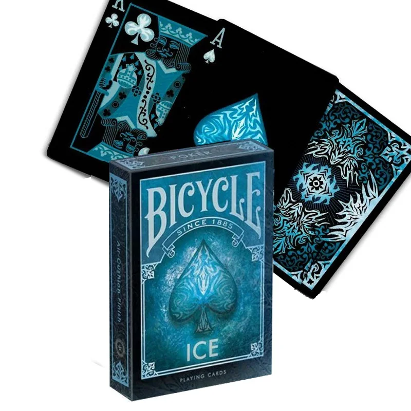 Bicycle Ice Playing Cards Glacial Deck USPCC Collectible Poker Magic Card Games Magic Tricks Props for Magician