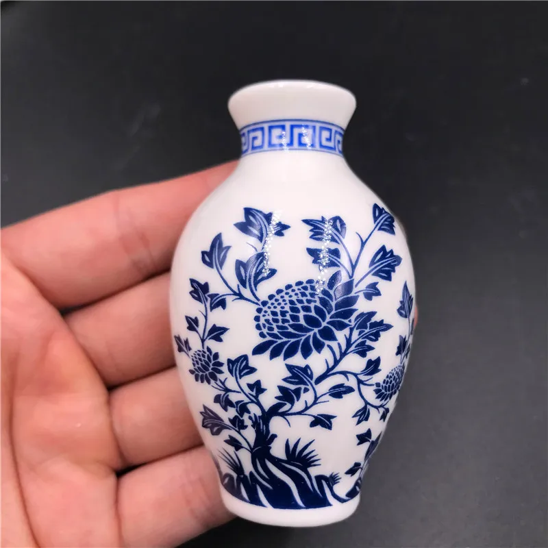 3d керамическая ваза в китайском стиле голубой и белый фарфор набор для