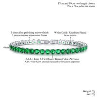 fashion 4mm cubic zirconia tennis bracelet iced out chain bracelets for unisex bracelet mini chain home party jewelry